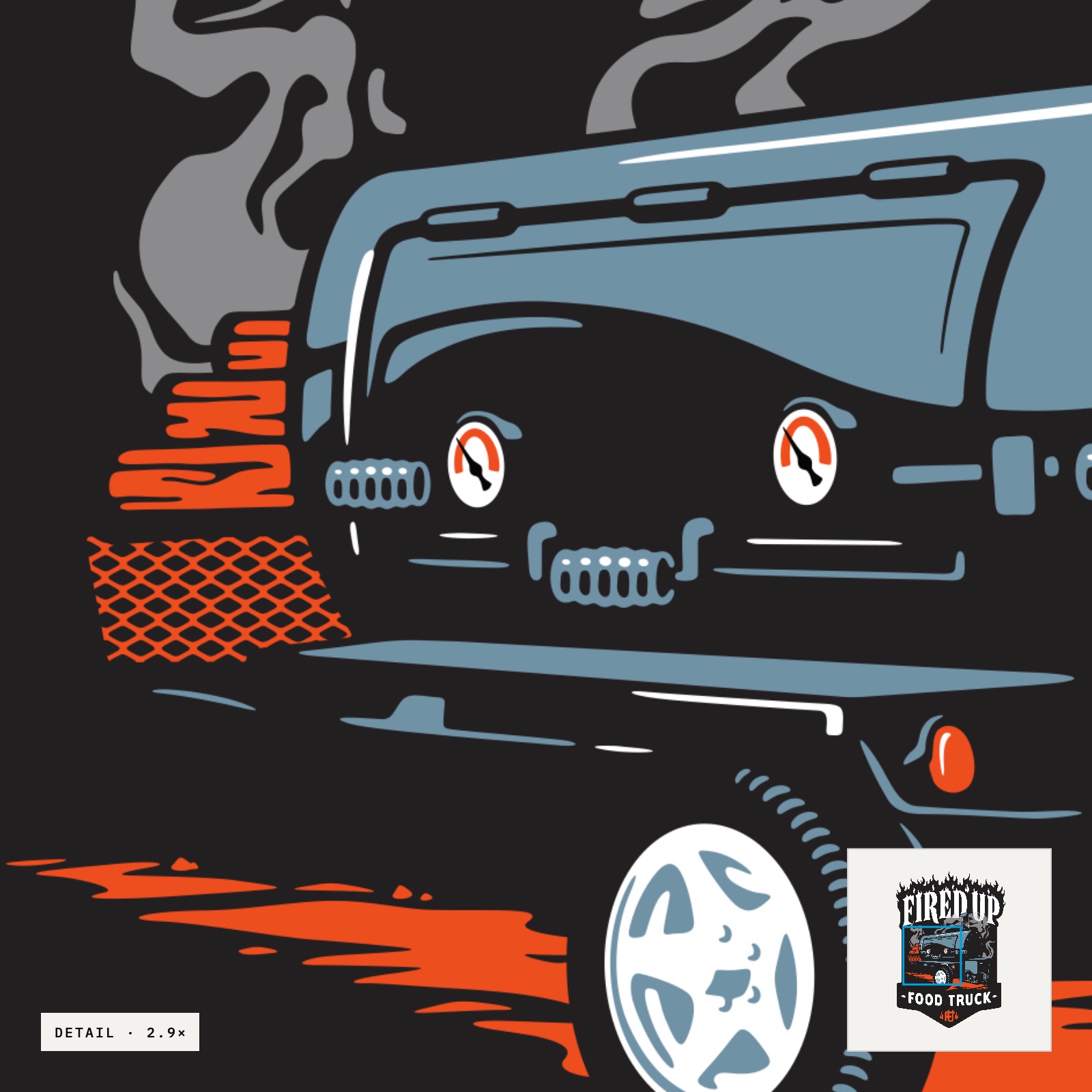 Fired Up Food Truck, Brand Assets (image 2)