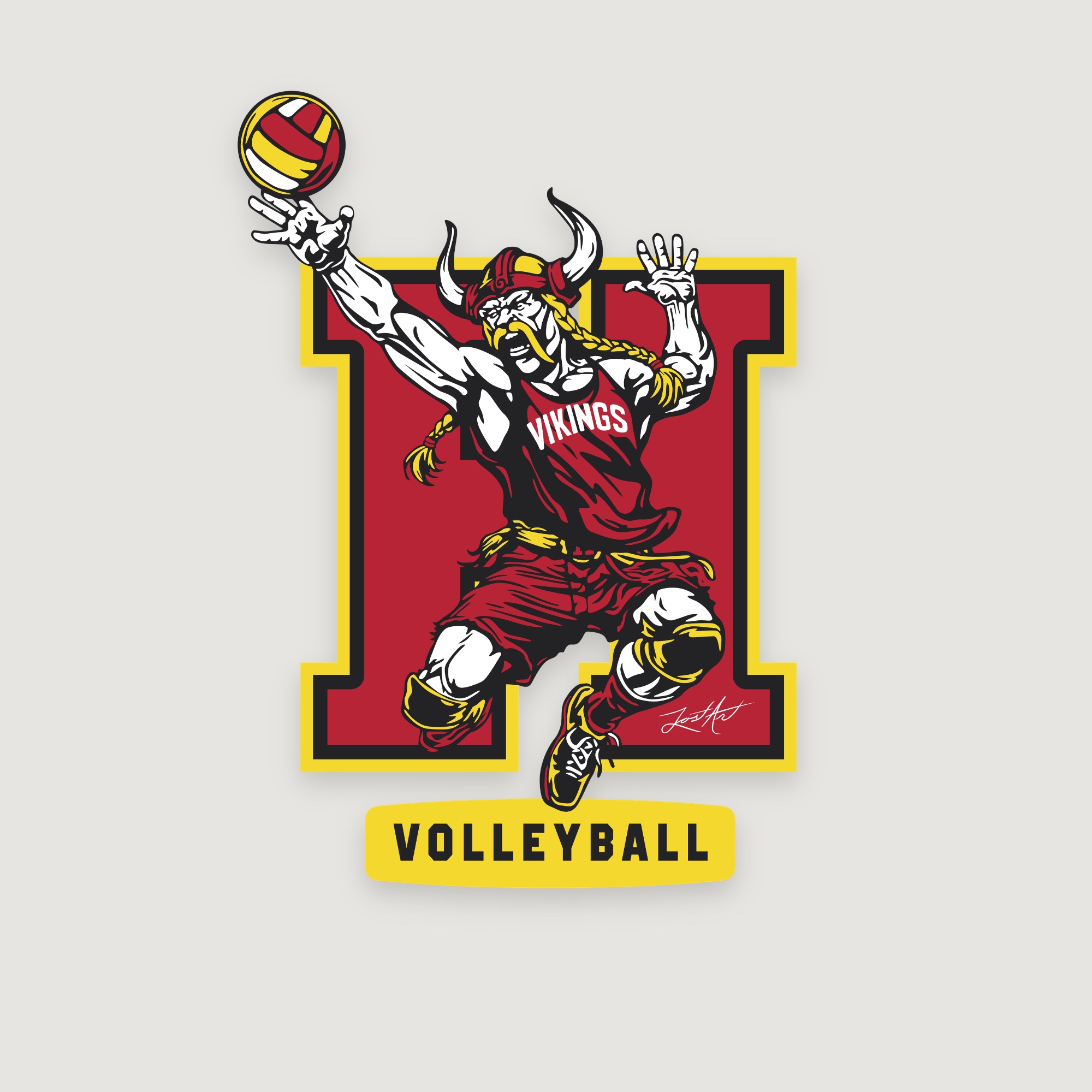 Hammarskjold High School, Volleyball Hoodies (image 3)