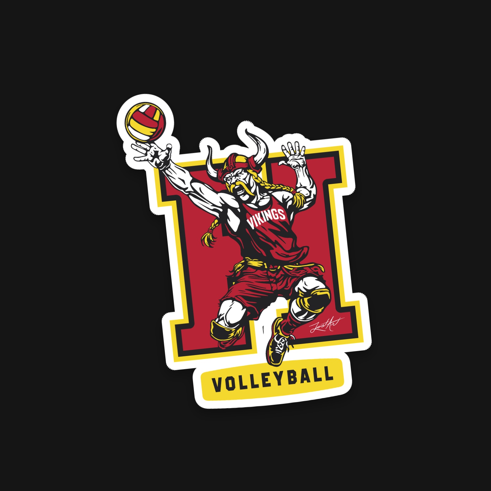 Hammarskjold High School, Volleyball Hoodies (image 7)