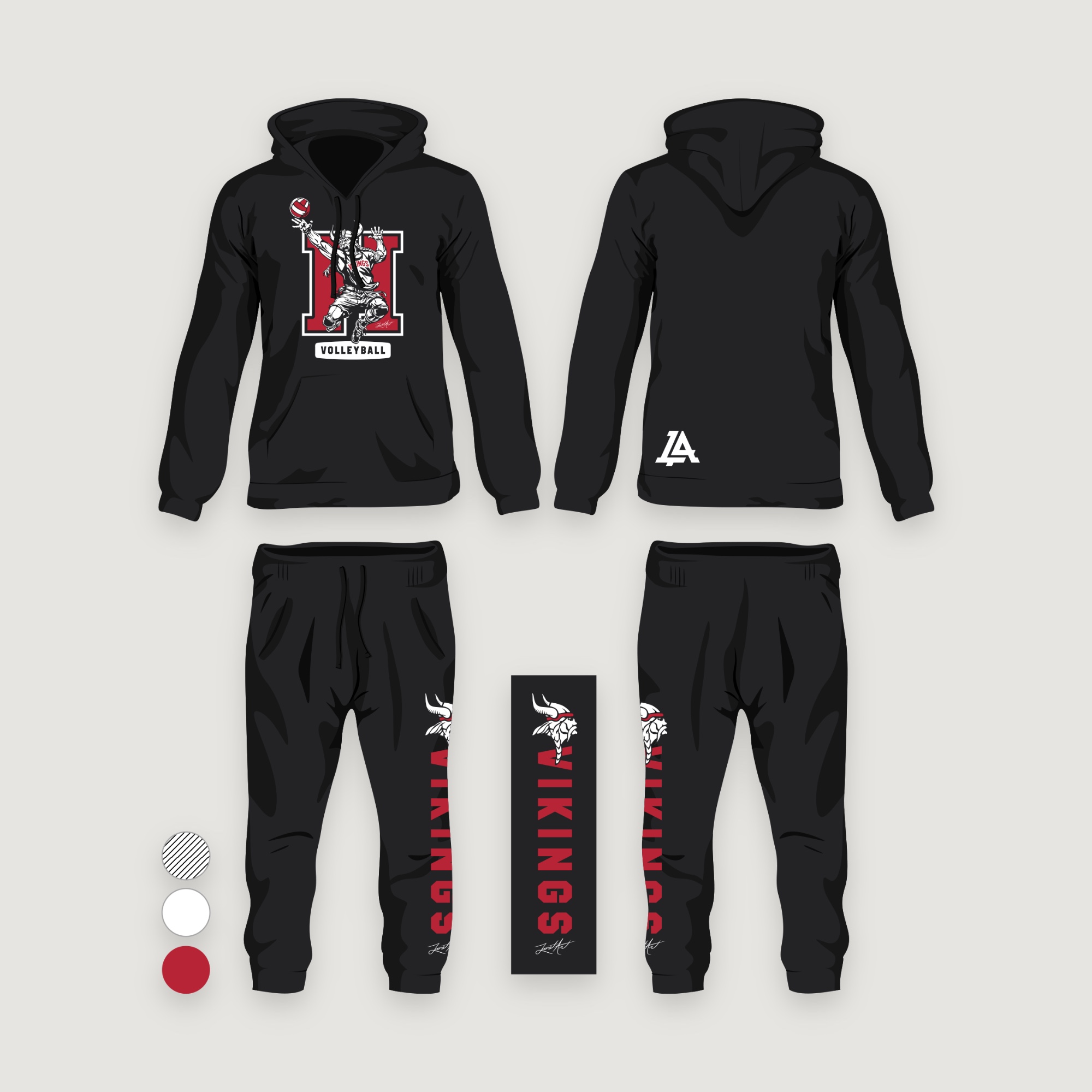 Hammarskjold High School, Volleyball Hoodies (image 8)