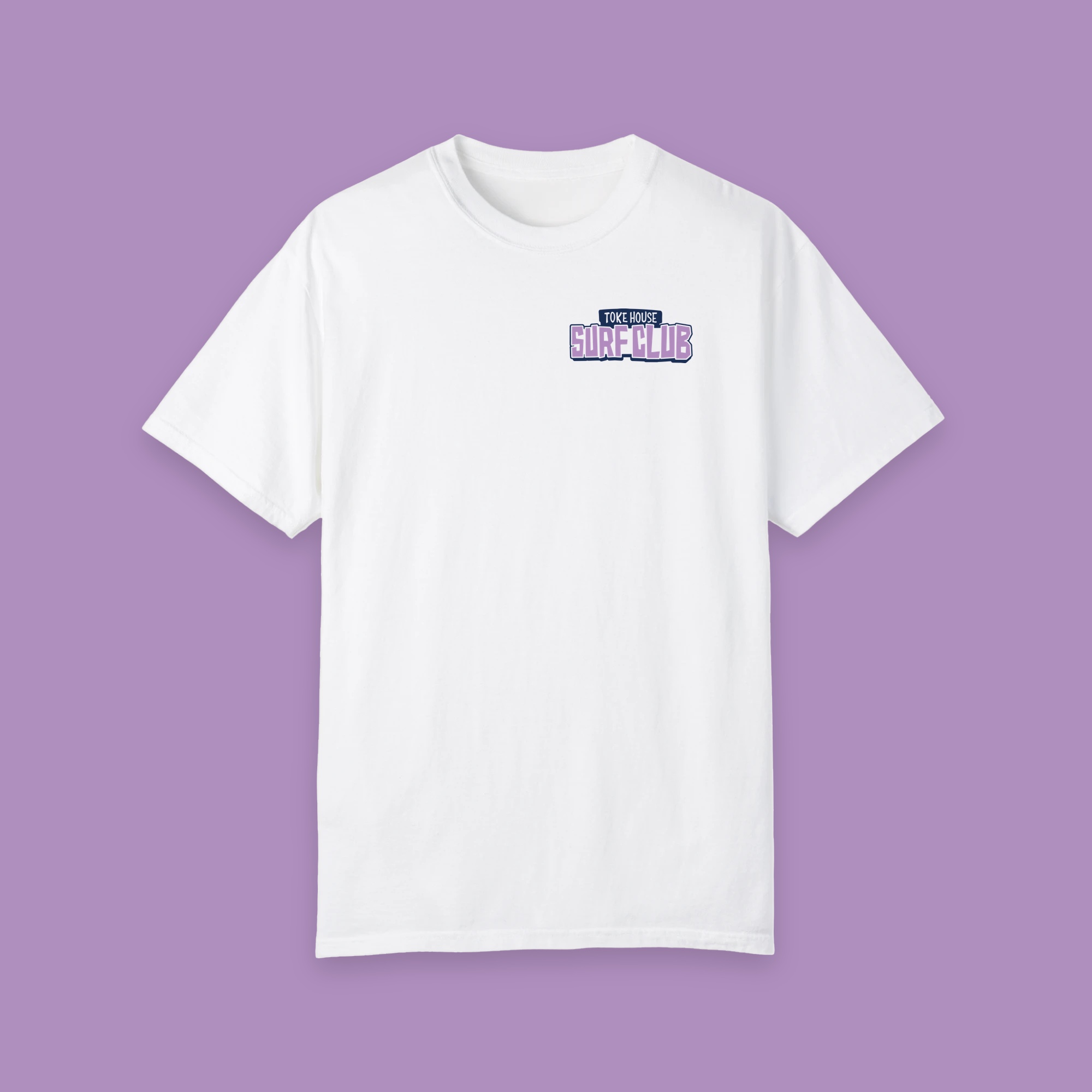 Toke House, Couch Surfer: la behance tokehouse1 image8 tee front white